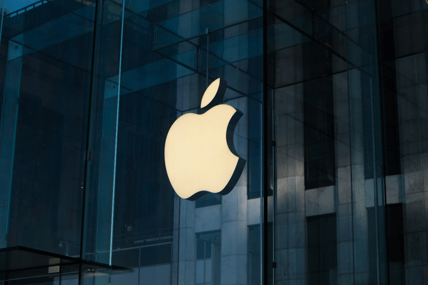 The Apple logo